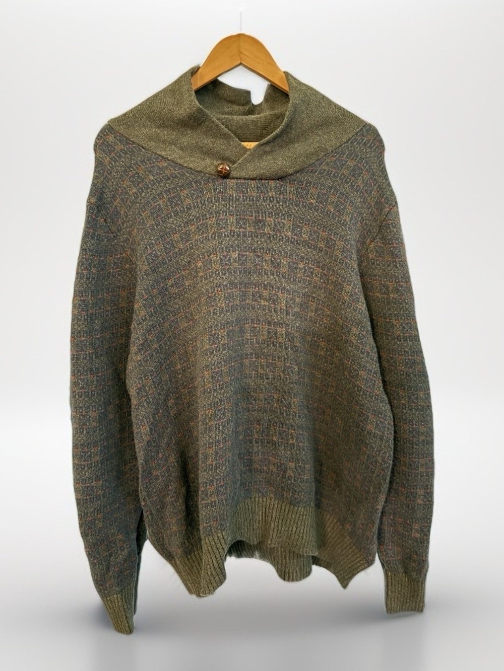 Merona Men’s Shawl-Collar Grandpa Sweater (Size L)